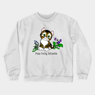 Purr-fectly Adorable Cat Crewneck Sweatshirt